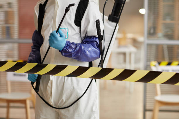 Professional Biohazard technician working in Clinton, AR